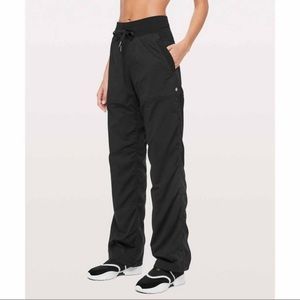 lululemon black studio pants